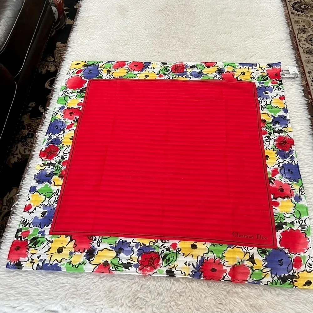 Christian Dior Echarpes Multicolor Shawl/Scarf 27”
